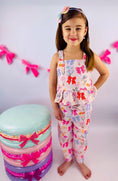 Load image into Gallery viewer, Bow Floral- Organic Cotton Top and Pants Set