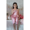 Load image into Gallery viewer, Pink Floral-Organic Cotton Top and Pants Set
