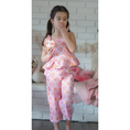 Load image into Gallery viewer, Pink Floral-Organic Cotton Top and Pants Set