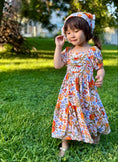 Load image into Gallery viewer, Amelie Dress - Orange Blossoms