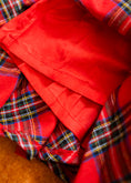 Load image into Gallery viewer, Handmade Puff Sleeve Dress - Red plaid