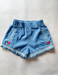 Load image into Gallery viewer, Strawberry Smocked Embroidery Summer Short