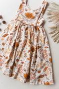 Load image into Gallery viewer, Sleeveless Pipe Cross Back Twirl Dress- Fall Floral