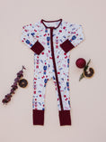 Load image into Gallery viewer, Long Sleeve Zippy Romper - Nutcracker