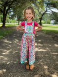 Load image into Gallery viewer, Floral Garden Patch Romper