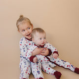 Long Sleeve Zippy Romper - Nutcracker