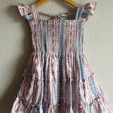 Sun Dress - Floral Stripes
