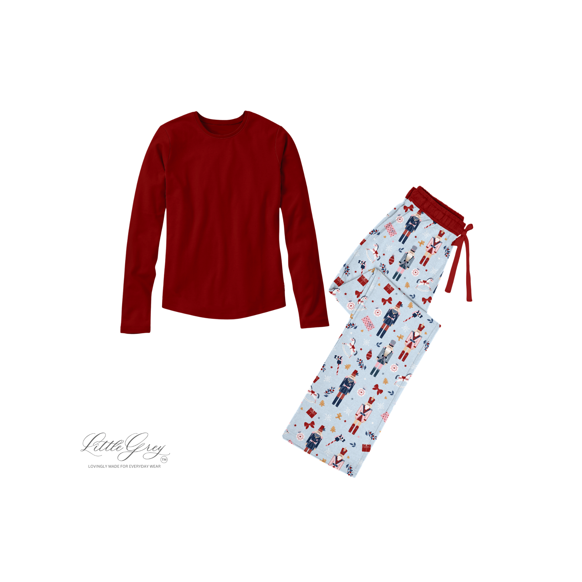 PRESALE Men's Long Sleeve Top and Pants Set - Nutcracker