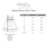 Sienna Dress - Hand smocked - Dandelion and Butterflies