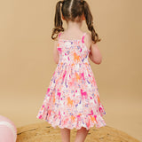 Iris Twirl Dress with Short Set - Bamboo Unicorns