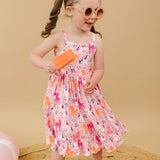 Iris Twirl Dress with Short Set - Bamboo Unicorns