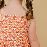 Iris Twirl Dress with Short Set - Bamboo Groovy Butterflies