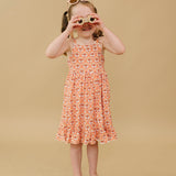 Iris Twirl Dress with Short Set - Bamboo Groovy Butterflies