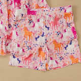 Iris Twirl Dress with Short Set - Bamboo Unicorns