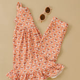 Iris Twirl Dress with Short Set - Bamboo Groovy Butterflies