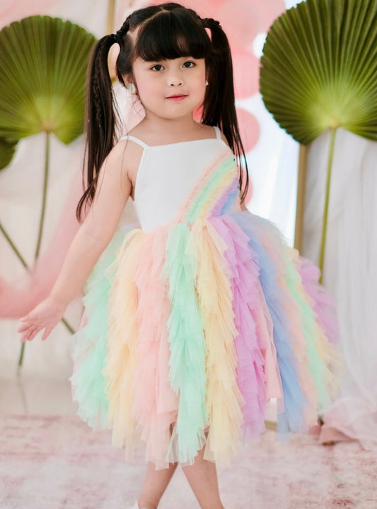 PRE-Order Rainbow Tulle Dress