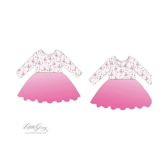PRESALE Long Sleeve Ballet Tutu Dress - Ballerina