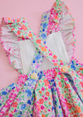 Load image into Gallery viewer, Floral Garden Patch Embroidered Pinafore Dress
