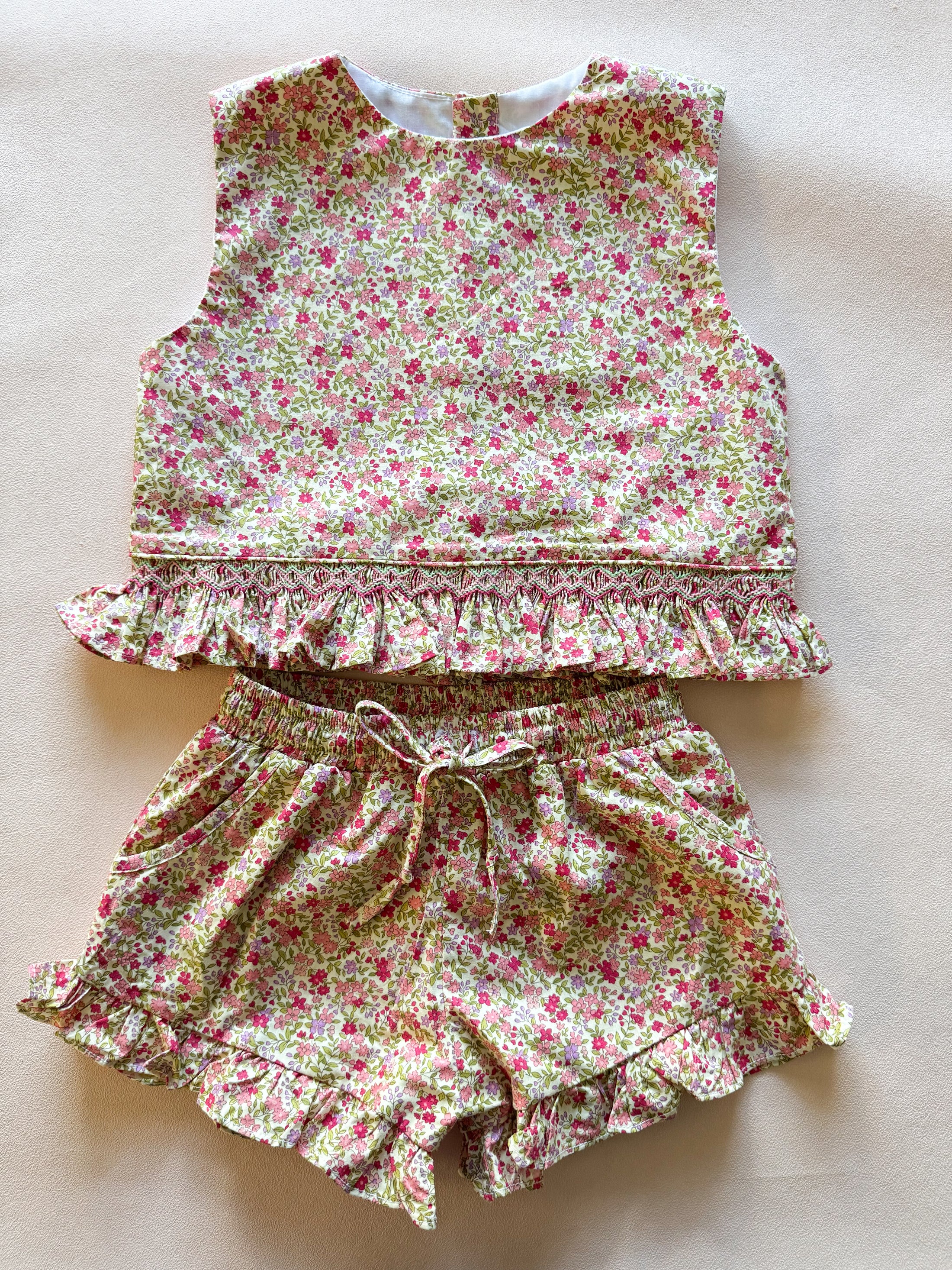 Sunny Set - Tiny Pink Floral