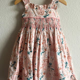 Sienna Dress - Hand smocked - Wildflower Fields