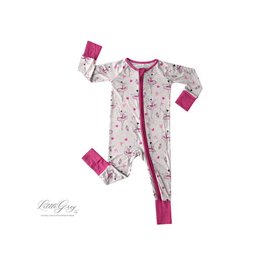 PRE-ORDER Zippy Romper - Ballerina