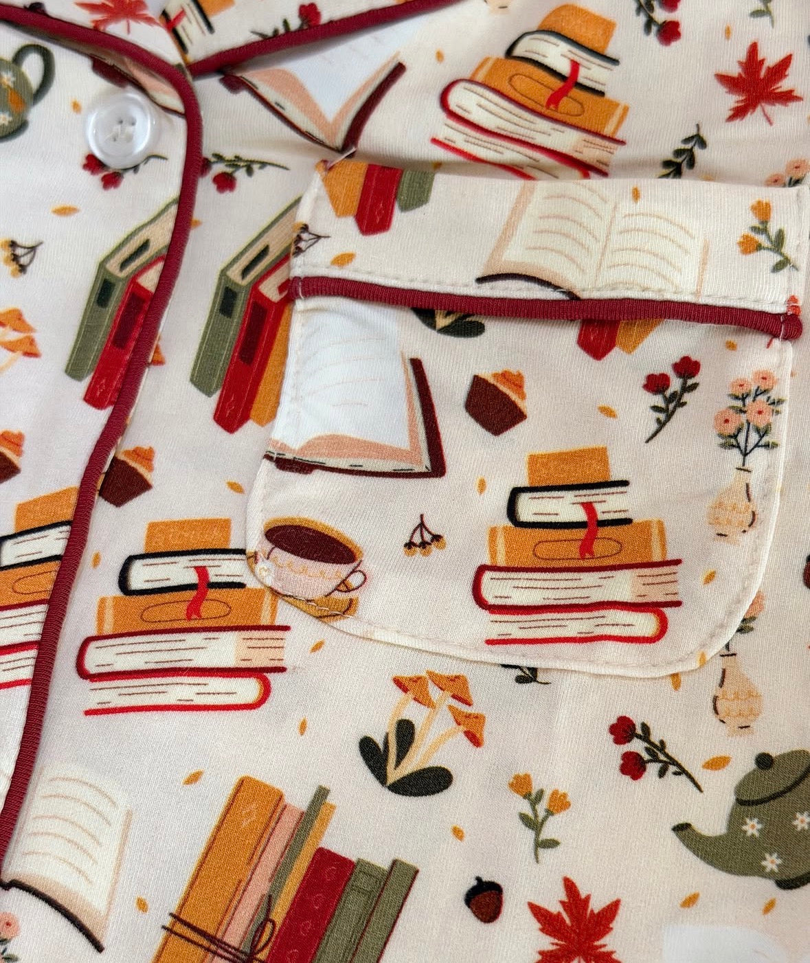 Kids Lounge Pajama Set - Books