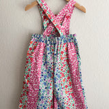 Willow Crossback Jumpsuit- Floral Garden Patch - Mommy and Me