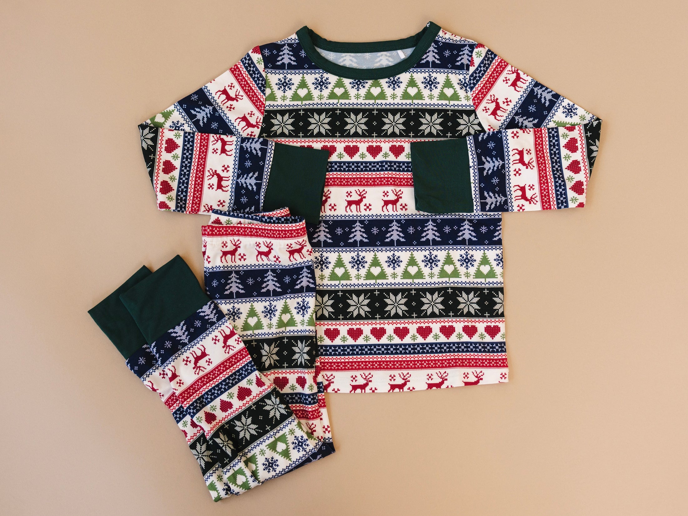 Long Sleeve Pajama Set - Nordic