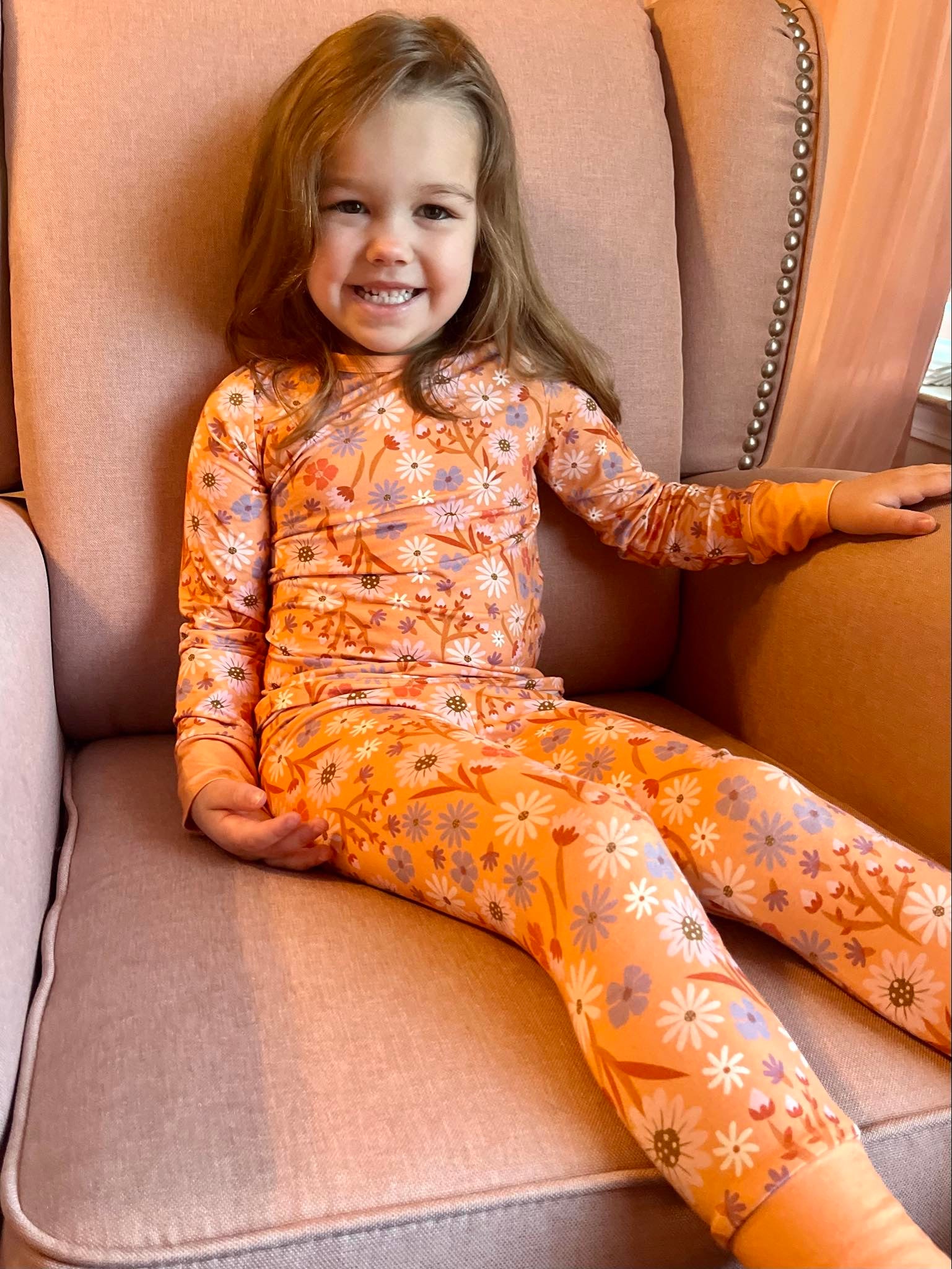 Daisy Pajama Set - Bamboo