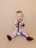 Load image into Gallery viewer, Long Sleeve Zippy Romper - Nutcracker
