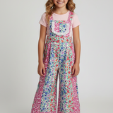 Willow Crossback Jumpsuit- Floral Garden Patch - Mommy and Me