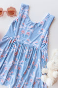 Load image into Gallery viewer, Bamboo Sleeveless Piping Twirl Dress - Pink Bunny
