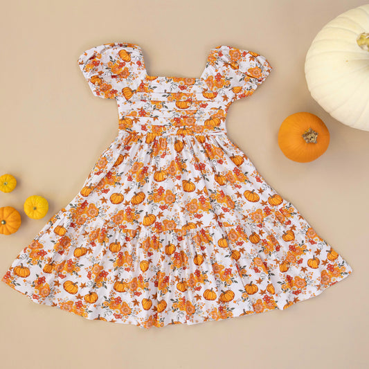 Amelie Dress - Pumpkin