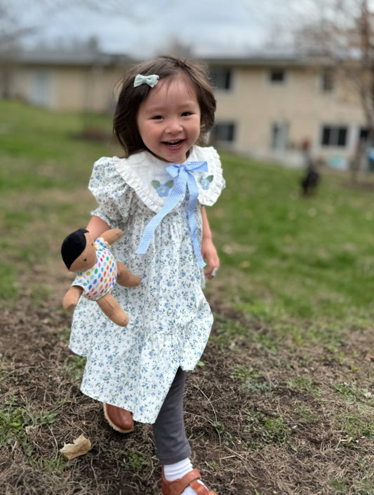Embroidery Collar Cottage Dress