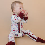 Long Sleeve Zippy Romper - Nutcracker