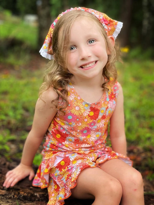 Bamboo Top and Short Set - Summer Bloom