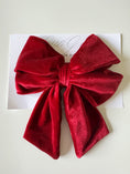 Load image into Gallery viewer, Hairbow -  Red Velvet
