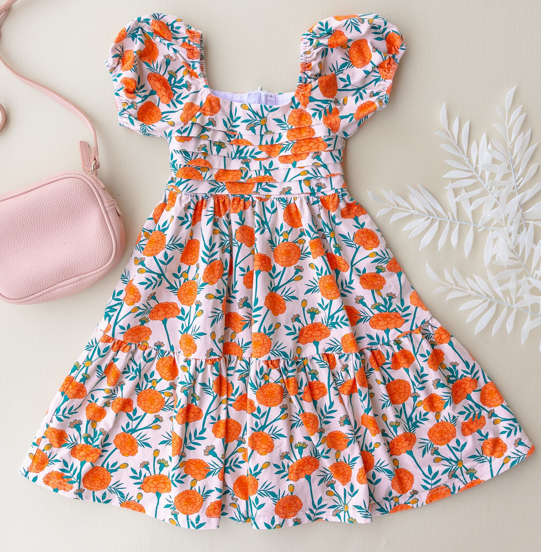 PRESALE Amelie Dress - Marigold Cotton