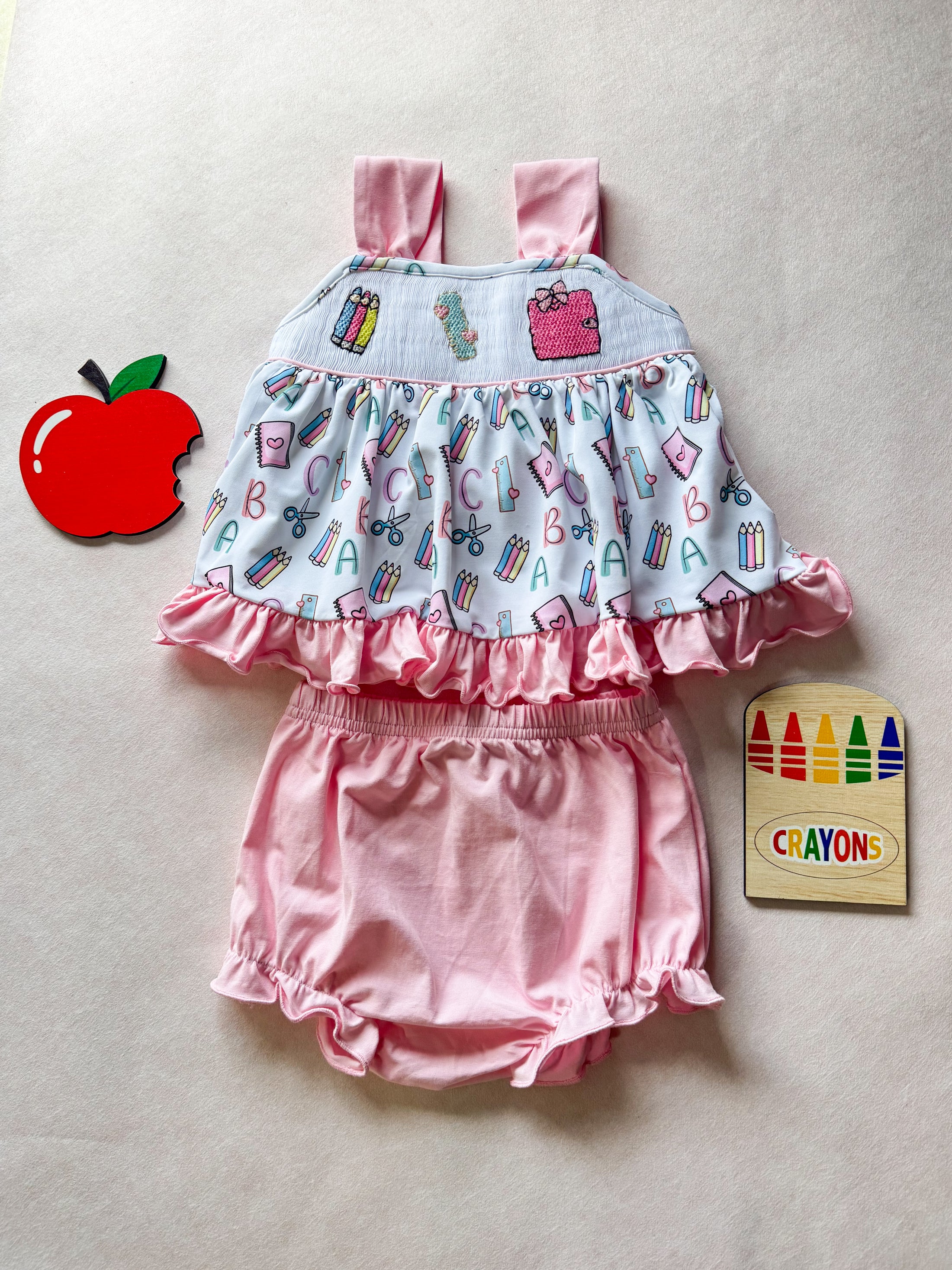 Back to School Set - Hand Smocked