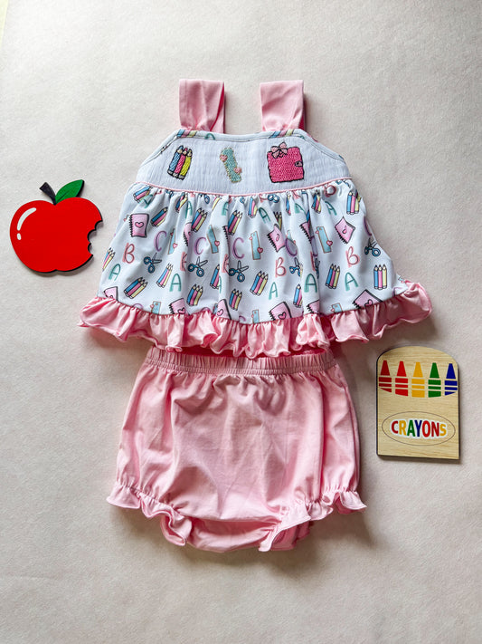 Back to School Set - Hand Smocked