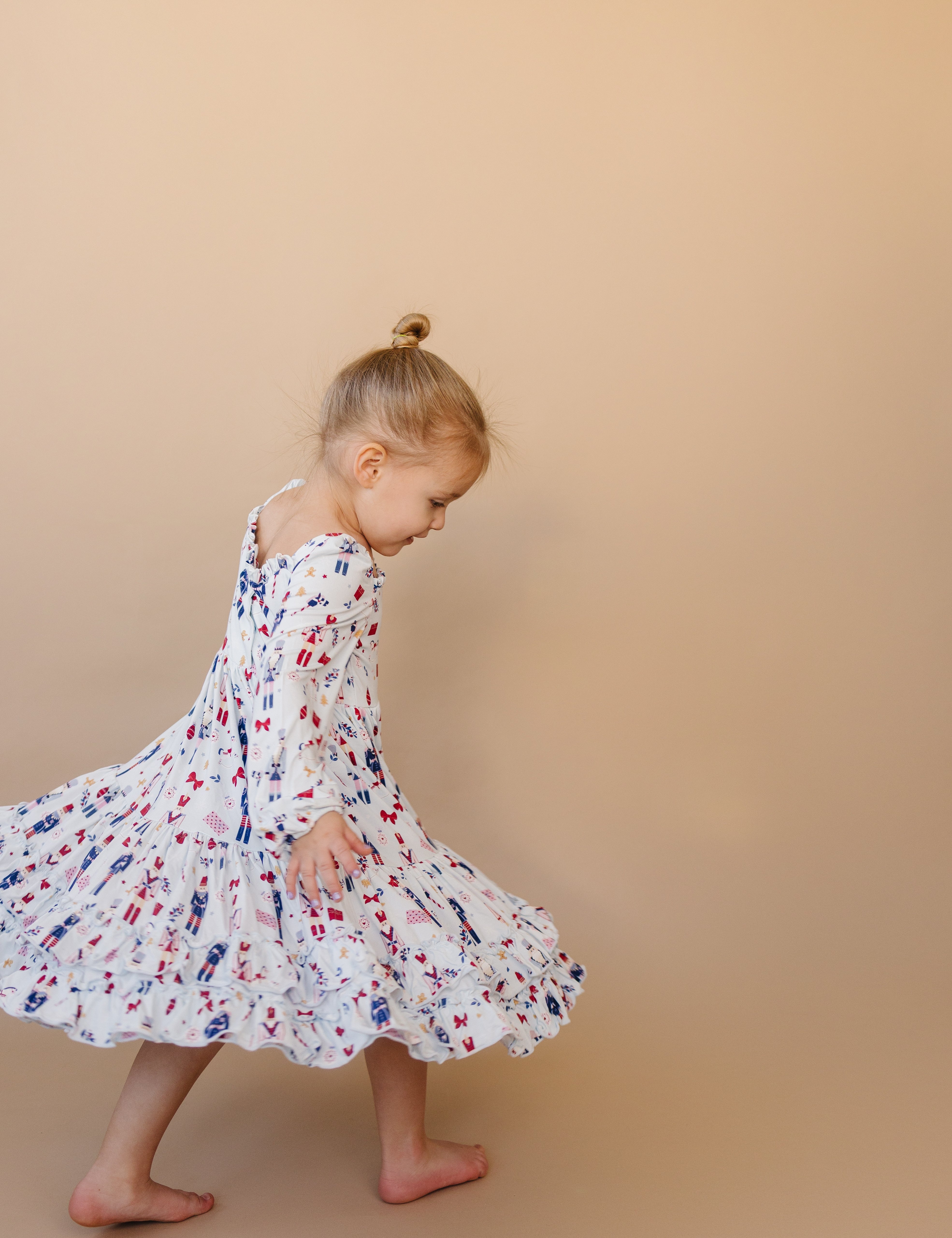 Clara Dress - Bamboo Nutcracker