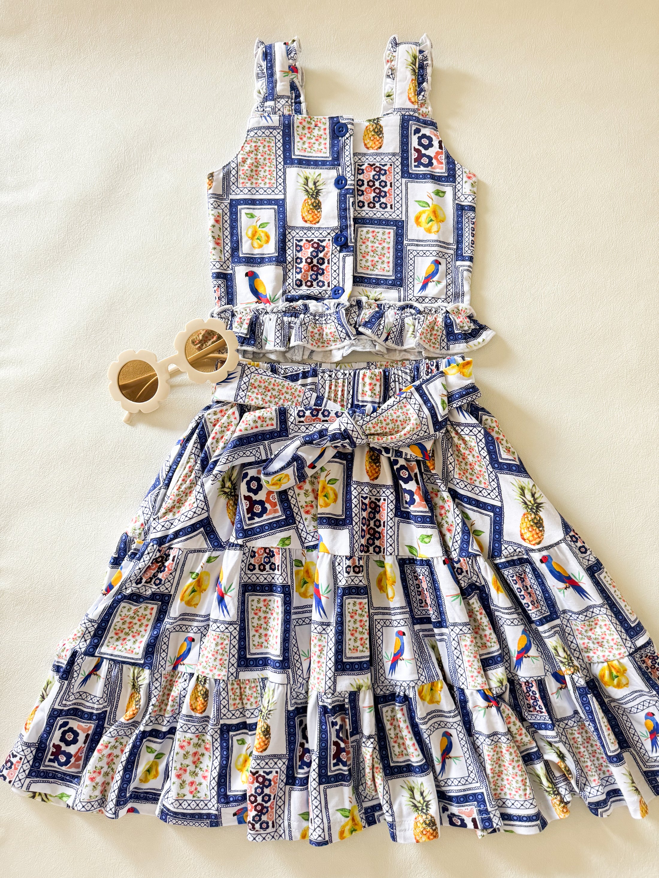 Bamboo Summer Set - Patchwork Print