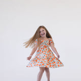Amelie Dress - Marigold Cotton