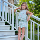 Sunny Set - Hand smocked - Dandelion and Butterflies