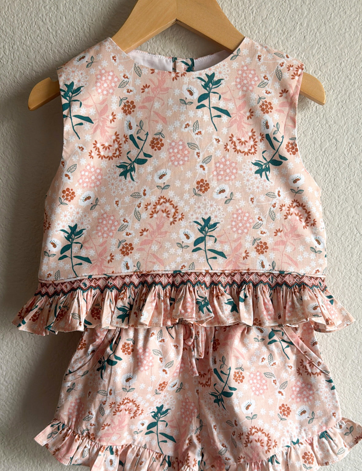 Sunny Set - Hand smocked - Wildflower Fields