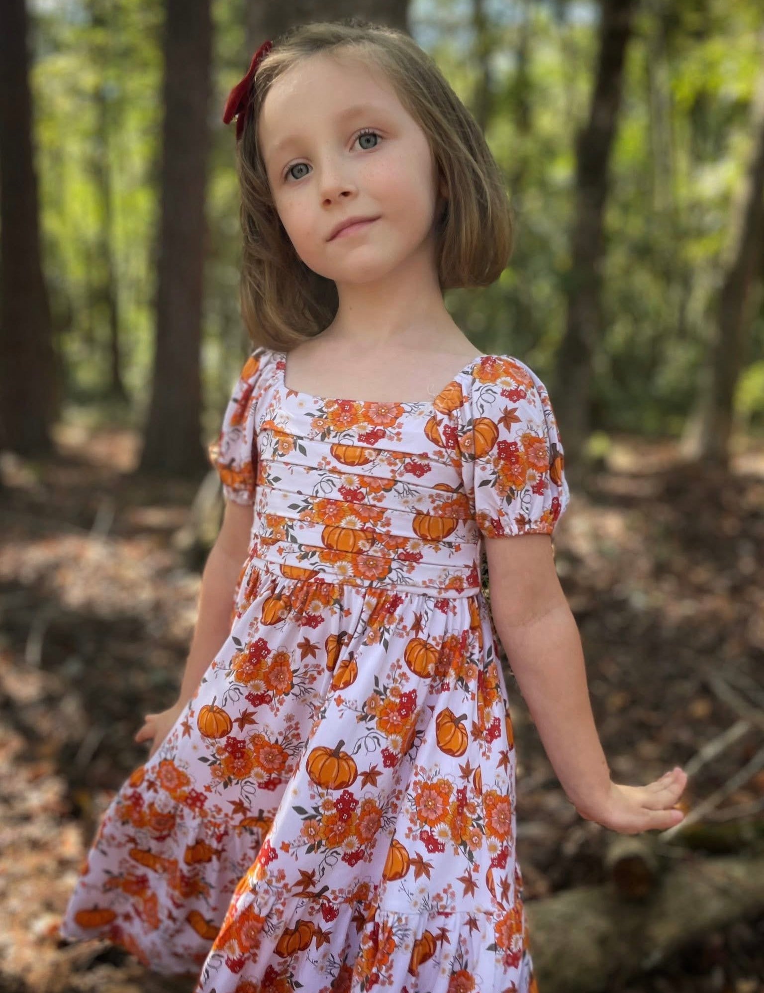 Amelie Dress - Pumpkin