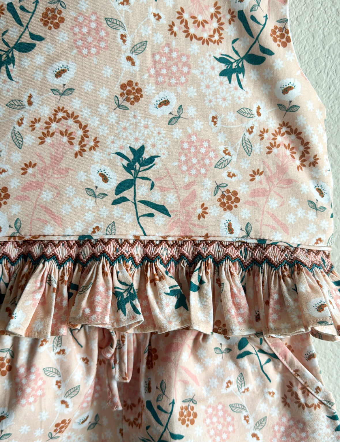 Sunny Set - Hand smocked - Wildflower Fields