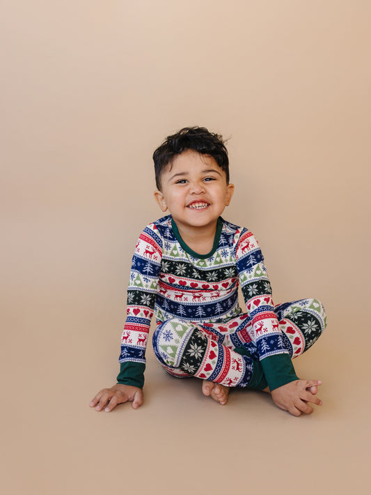 Long Sleeve Pajama Set - Nordic