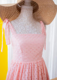 Load image into Gallery viewer, Handmade Tie Maxi Eyelet Dress (Mommy and Me)
