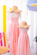 Load image into Gallery viewer, Handmade Tie Maxi Eyelet Dress (Mommy and Me)
